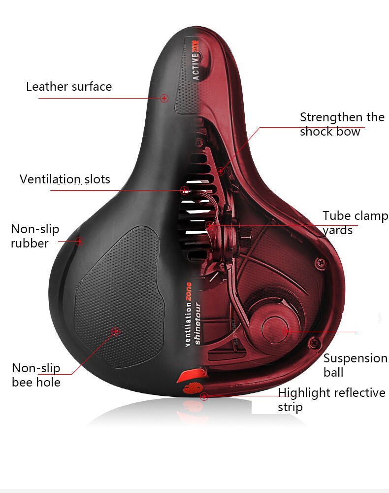 Bike Saddle with Rechargeable Taillight: 21×25×11cm Silicone Seat, 700g, Wrench Included for Aussie Cyclists - Image 8