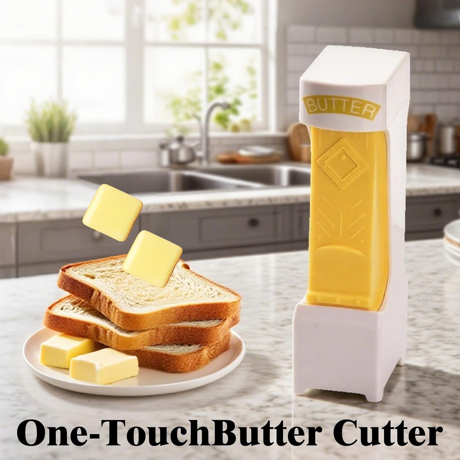Butter Slicer for Pre-Sliced Butter & Cheese Cutter with Storage Container - Kitchen Tool for Baking, Cooking, Sandwiches, Bread, Cookies (1PC) - Image 4