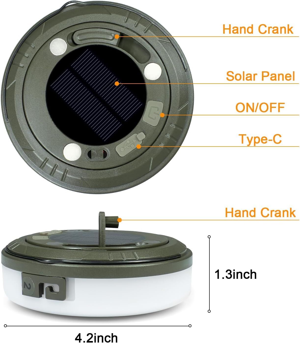 Solar Camping String Lights: 5-Mode IPX4 Waterproof USB/Solar Powered 2-in-1 for Outdoor Tents, Hiking & Party Decor - Image 7