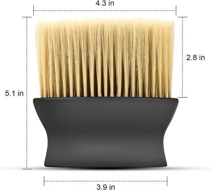 Yellow & Black Car Detailing Brush Set (2-Pack): Soft Bristle Dust Cleaners for Air Vents, Dashboard & Home Use - Image 2