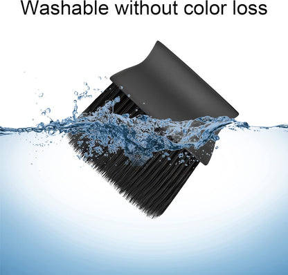 Yellow & Black Car Detailing Brush Set (2-Pack): Soft Bristle Dust Cleaners for Air Vents, Dashboard & Home Use - Image 5