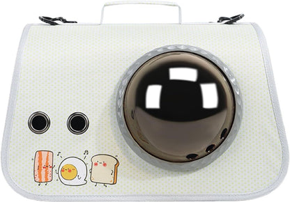 pet products Printed Space Capsule Cat Bag, Large Capacity Crossbody Dog Bag, Universal Pet Bag for All Seasons - Image 9