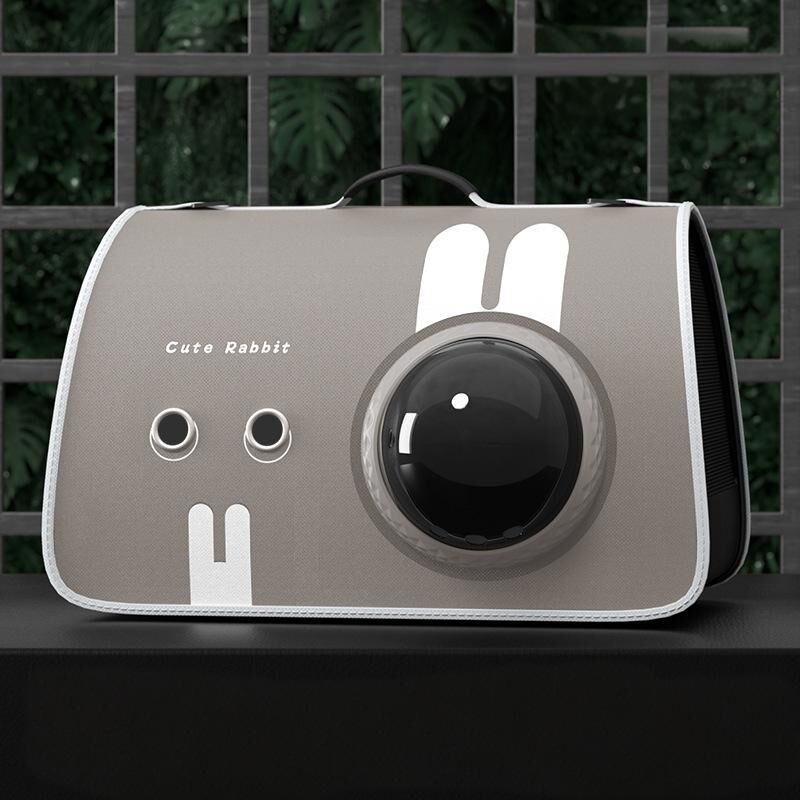 pet products Printed Space Capsule Cat Bag, Large Capacity Crossbody Dog Bag, Universal Pet Bag for All Seasons - Image 9