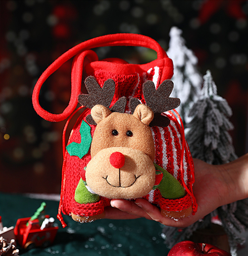 Christmas gift Festive Aussie Christmas Gift Bags: Cute Reindeer, Santa & Snowman Pouches for Xmas Treats & Gifting（Snowman）  - Image 4