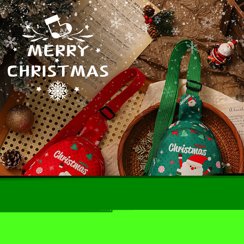 Christmas gifts Aussie Christmas Sling Bag -Santa-Themed, Adjustable & Compact for Festive Gifting & Styling(green) - Image 3