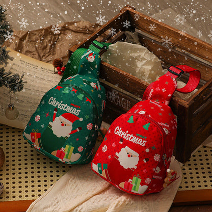 Christmas gifts Aussie Christmas Sling Bag -Santa-Themed, Adjustable & Compact for Festive Gifting & Styling(green) - Image 4