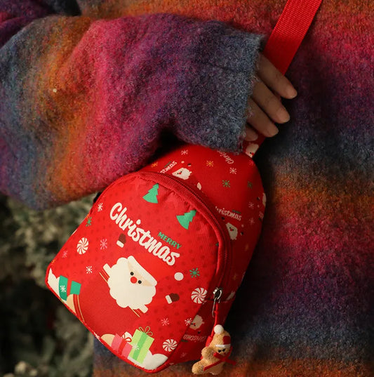 Christmas gifts Aussie Christmas Sling Bag -Santa-Themed, Adjustable & Compact for Festive Gifting & Styling(red)