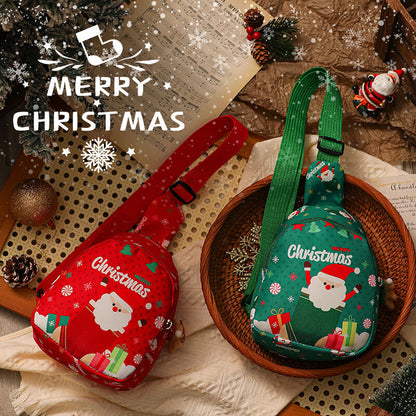 Christmas gifts Aussie Christmas Sling Bag -Santa-Themed, Adjustable & Compact for Festive Gifting & Styling(red) - Image 3