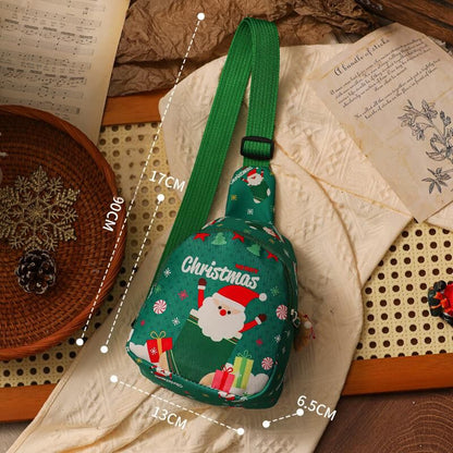 Christmas gifts Aussie Christmas Sling Bag -Santa-Themed, Adjustable & Compact for Festive Gifting & Styling(red) - Image 6