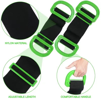 Adjustable Moving Straps with Handles – 2-Pack Heavy-Duty Furniture Lifting Belt for Boxes, Mattresses & Appliances (Up to 600 lbs) - Image 3