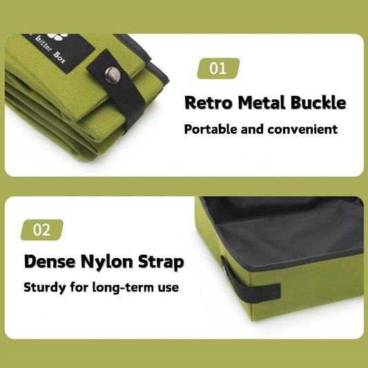Portable Foldable Cat Litter Box – Waterproof, Leak-Proof Travel Cat Toilet with Large Opening, Ideal for Camping, Hotel Stays, Road Trips (Green) - Image 3