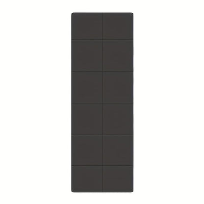 Portable Foldable Yoga Mat – Dual-Sided Non-Slip TPE Exercise Mat for Yoga, Pilates, Kids Nap & Travel (Black) | Other Colors Available in Store