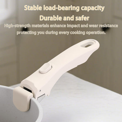Removable Pot Handle with Quick-Release Clip – Universal Kitchen Cookware Handle Replacement for Pans and Pots (White) - Image 7