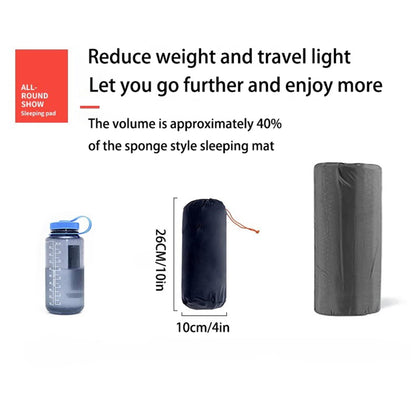 Ultralight Camping Sleeping Pad: Built-in Foot Pump, Integrated Pillow – Compact, Waterproof for Hiking/Backpacking (Dark Blue) - Image 7
