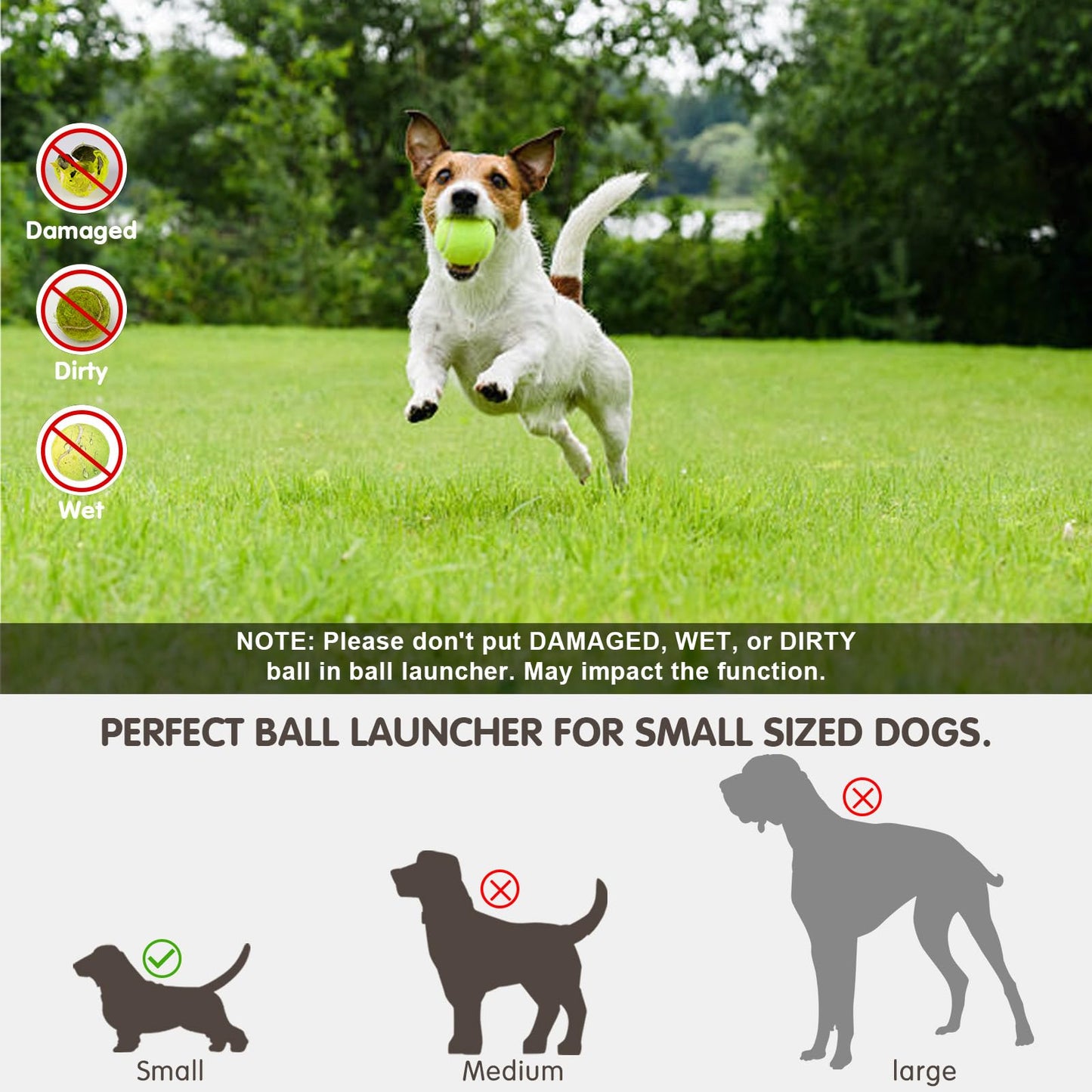 Automatic Dog Ball Launcher with 15 Mini Tennis Balls & Mesh Bag – Rechargeable Pet Toy for Small Dogs, Adjustable Launch Distance, Interactive Play (Orange) - Image 7