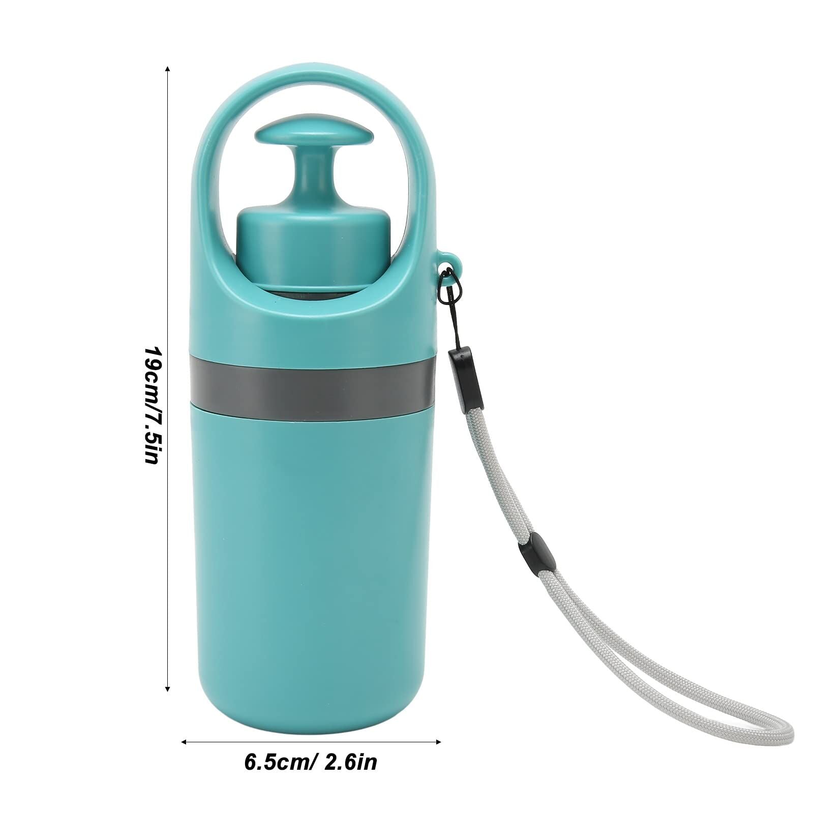 Zero-Contact Dog Poop Scooper with 6-Claw Mechanism & Built-in Bag Dispenser – Lightweight Pet Waste Picker for Outdoor Walks (Teal Blue)  - Image 7