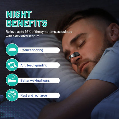 Black Magnetic Nasal Strips Kit (30-Day Supply): Breath Support with Reusable Bands & Adhesive Tabs – Enhance Oxygen Flow, Reduce Snoring, Improve Sleep - Image 5