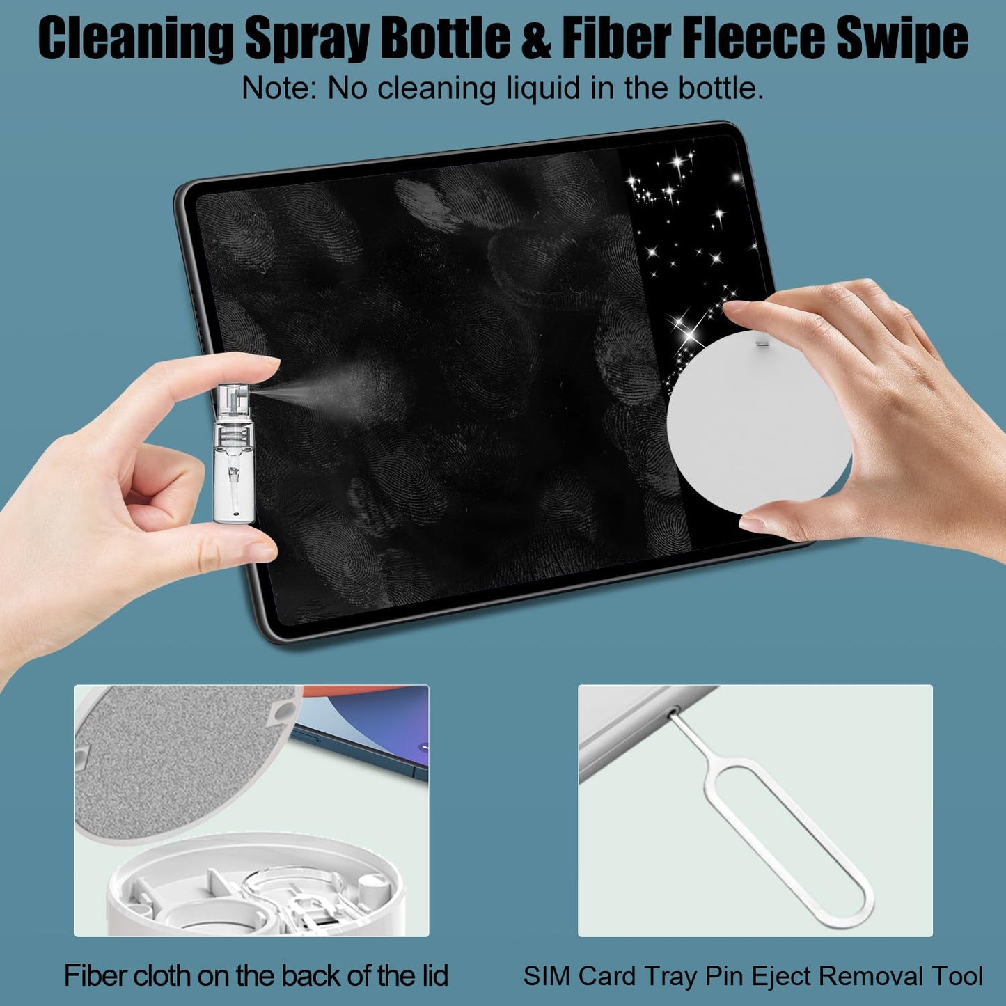 20-in-1 Multi-Function Electronics Cleaning Kit – Portable Keyboard, Earphone, Camera & Screen Cleaner Set with Brush, Spray Bottle & Tools (White) - Image 4