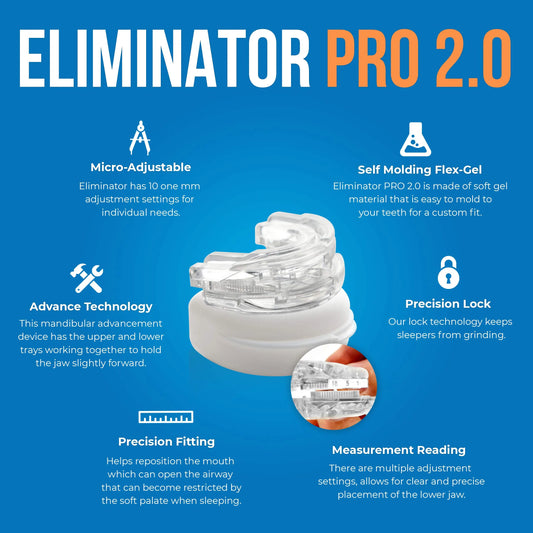 Clear Anti-Snore Mouthpiece – Adjustable Night Guard for Teeth Grinding & Clenching | Self-Moldable Dental Protector with Precision Fit - Image 2