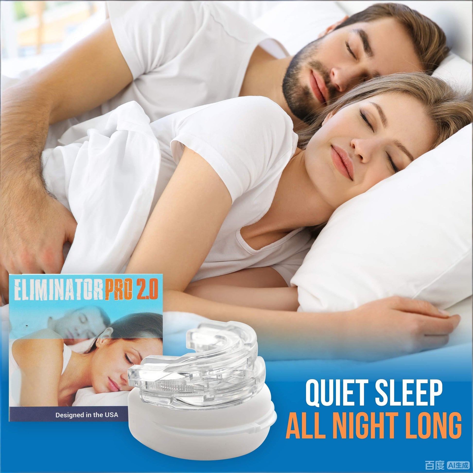 Clear Anti-Snore Mouthpiece – Adjustable Night Guard for Teeth Grinding & Clenching | Self-Moldable Dental Protector with Precision Fit - Image 5