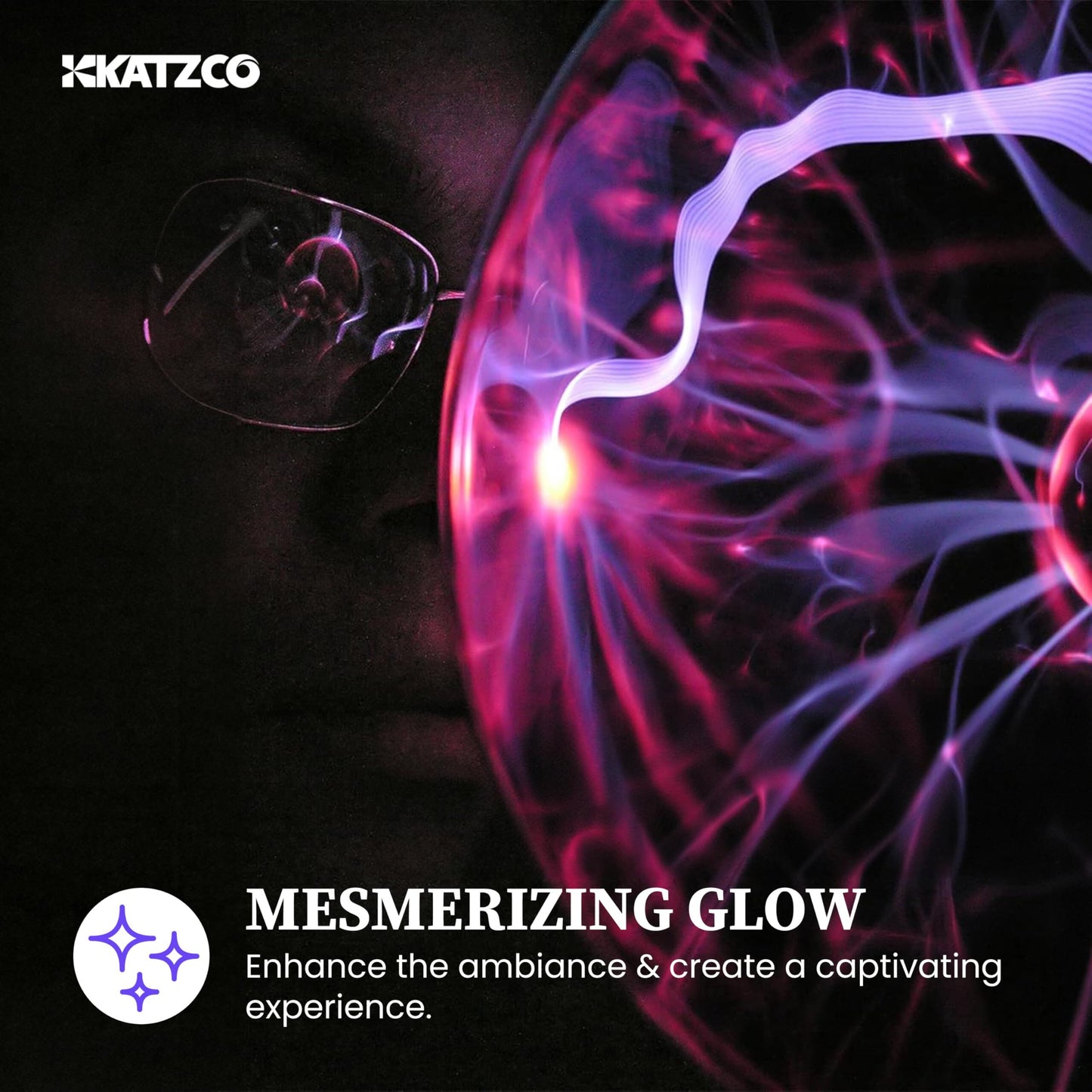 Plasma Ball Lamp - Touch & Sound Sensitive USB-Powered Globe for Decor, Parties & STEM Learning (6 Inch) | Other sizes Available in Store - Image 6
