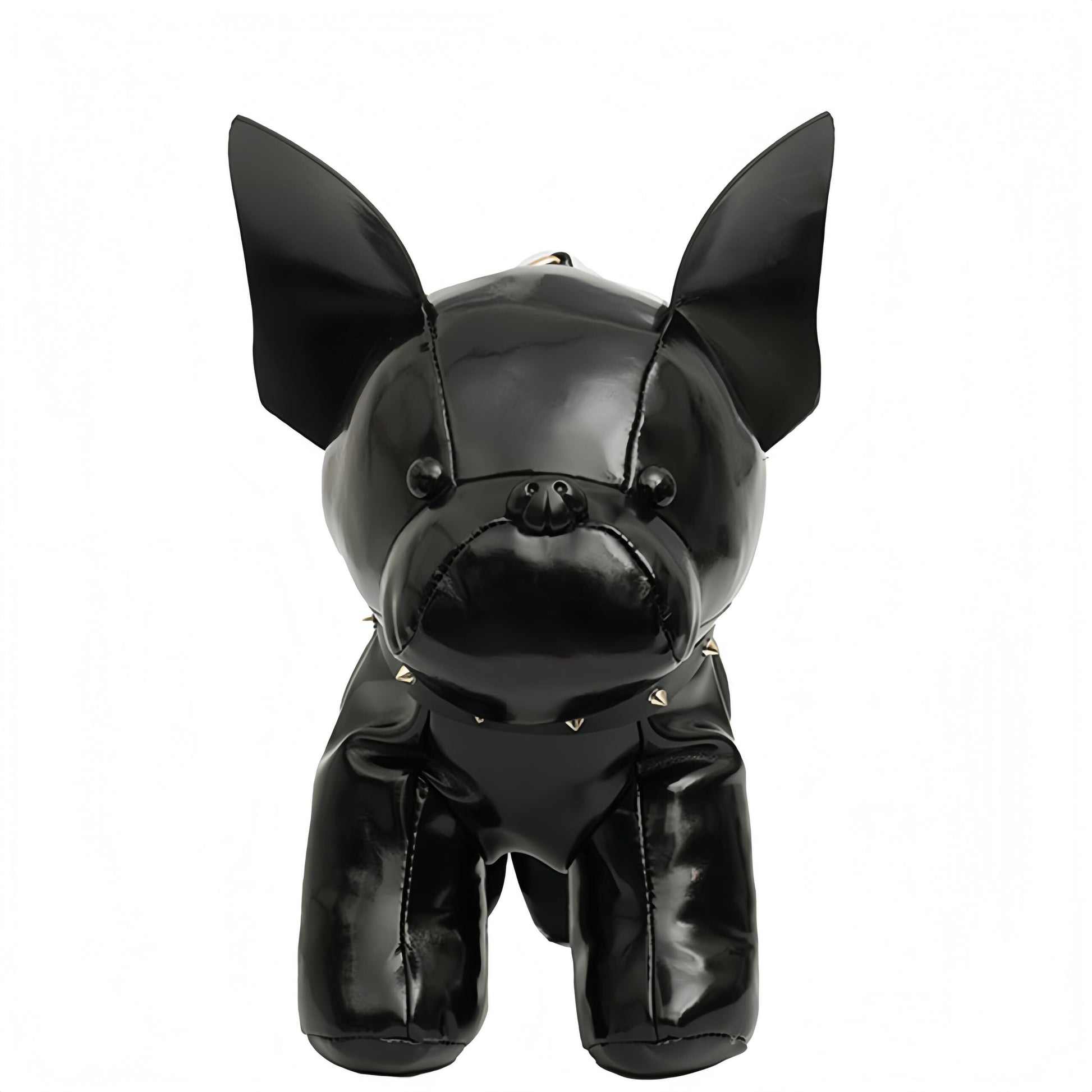 French Bulldog Shaped Bag – Cute Animal Crossbody Shoulder Bag with Adjustable Strap, PU Leather Dog Backpack for Women, Fashion Statement Accessory (Black)