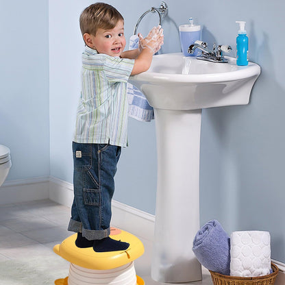 Portable Folding Potty for Toddlers – Compact Travel Toilet with Cat Design, Easy to Carry & Clean, Ideal for Home, Car, Camping, Outdoor Use (Yellow) - Image 8