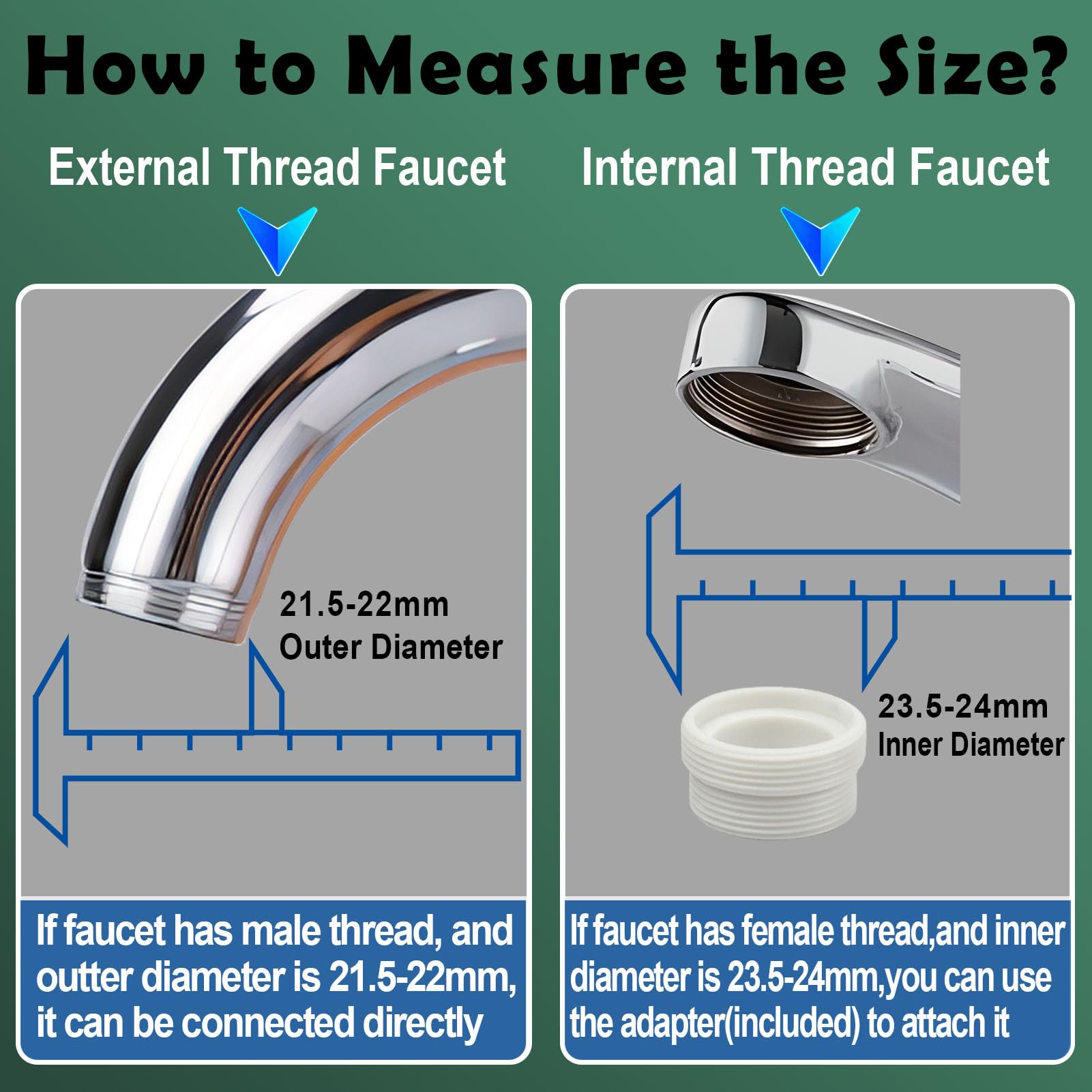 Multi-Function Rotating Faucet Aerator – 360° Swivel Kitchen Sink Extender with Adjustable Flow Modes, 3-inch & 7-inch Lengths, Anti-Splash Sprayer for Washing, Cleaning, and Filling (Silver,Long) - Image 5