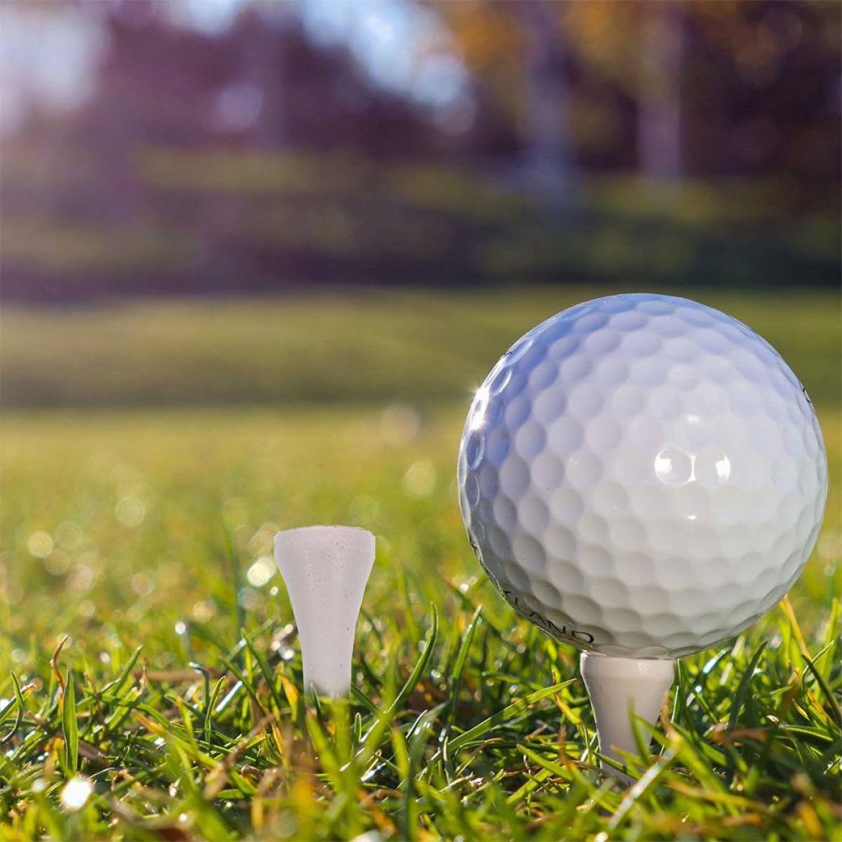 Golf Tee Pack of 100 with Measurement Scale – White Plastic Tees for Driving Range, Practice & Tournament Use (White) - Image 6