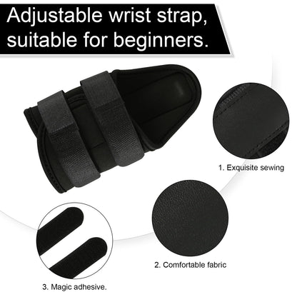 Golf Wrist Alignment Trainer for Home & Range Practice – 2-Pack Adjustable Swing Correction Brace for Beginners and Pros (Black)  - Image 3