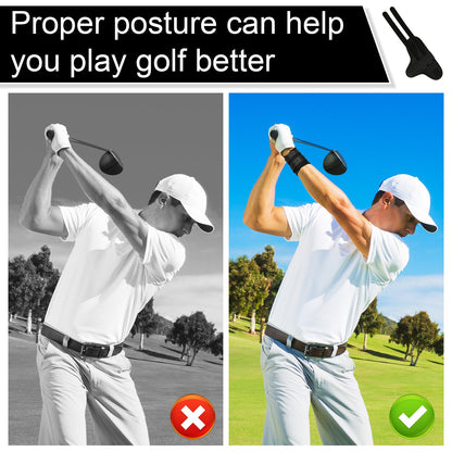 Golf Wrist Alignment Trainer for Home & Range Practice – 2-Pack Adjustable Swing Correction Brace for Beginners and Pros (Black)  - Image 5
