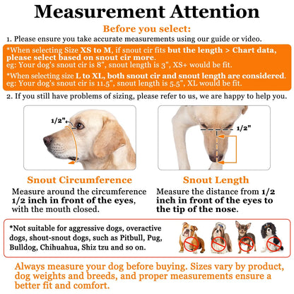 Soft Mesh Dog Muzzle for Small Medium Large Dogs – Breathable Adjustable Anti-Bite Chewing Guard with Overhead Strap – Fits Labrador, German Shepherd, Golden Retriever – 5 Sizes (Grey,L)  - Image 2
