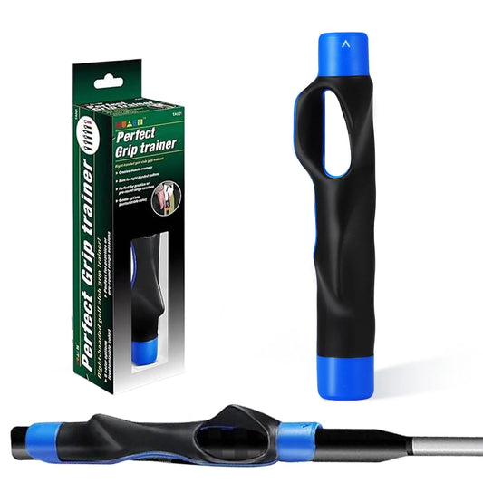 Golf Grip Trainer for Right-Handed Players – Correct Hand Position Tool with Non-Slip Rubber, Fits Most Clubs (Blue)  | Other Colors Available in Store