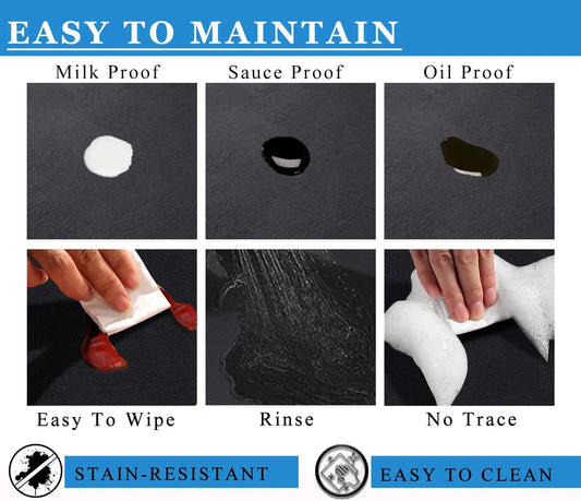 Kitchen Counter Mat for Coffee Maker – Absorbent & Quick-Dry Bar Pad with Non-Slip Backing, Protective Surface for Espresso Machine, Dish Drying Mat (Blue,40*50cm) - Image 4