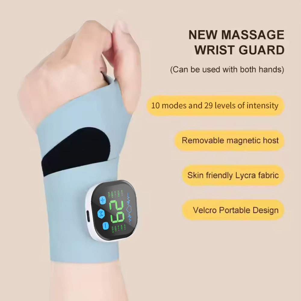 Smart Heated Wrist Support with Vibration Massage – 3 Heat Levels & 10 Modes for Comfort, Recovery & Daily Use (Blue) | White Version Available In-Store - Image 8