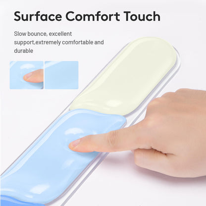 Ergonomic Gel Wrist Rest Set – Keyboard and Mouse Support Pad with Soft Cushioning for Office, Work, Gaming, and Study – Anti-Slip Base, Comfortable Design (Blue) - Image 5