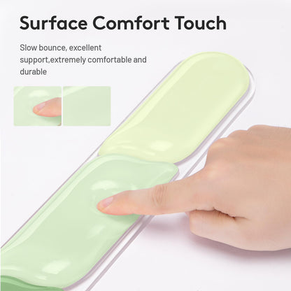 Ergonomic Gel Wrist Rest Set – Keyboard and Mouse Support Pad with Soft Cushioning for Office, Work, Gaming, and Study – Anti-Slip Base, Comfortable Design (Green) - Image 4