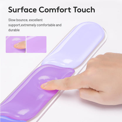 Ergonomic Gel Wrist Rest Set – Keyboard and Mouse Support Pad with Soft Cushioning for Office, Work, Gaming, and Study – Anti-Slip Base, Comfortable Design (Purple) - Image 5