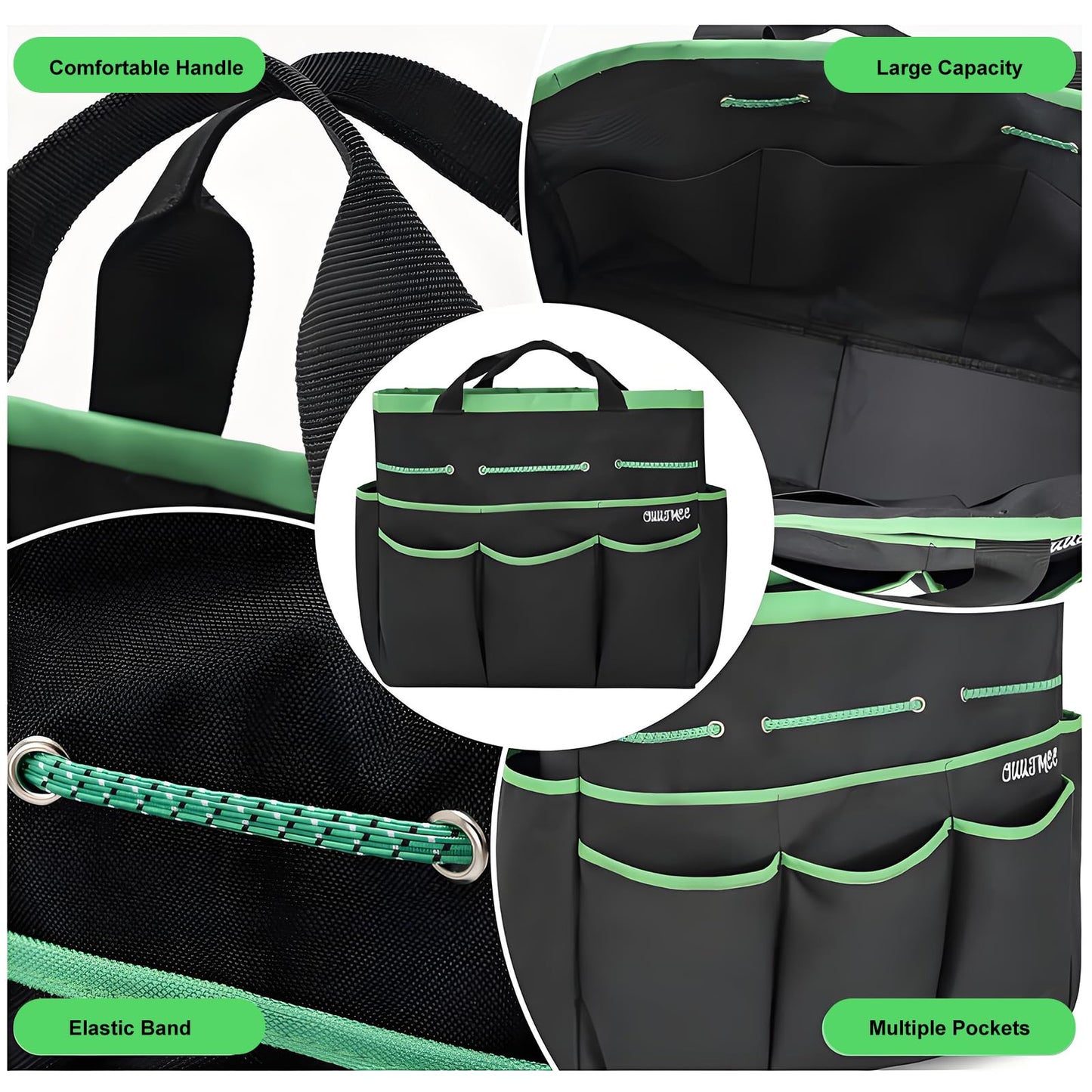 Complete 8-Piece Garden Tool Set with Carry Bag – Stainless Steel & Aluminum Tools for Digging, Pruning, Planting, and Weeding  - Image 3