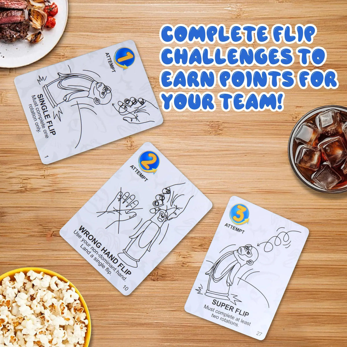 Banana Monkey vs Sharkman Flip Game – Fun Toss & Flip Challenge for Family, Party & Group Play | Other Action Games Available In-Store - Image 5