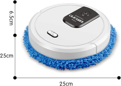 Smart Mopping Robot with Spray & Humidifier – Automatic Floor Cleaner for Hard Floors, Dry and Wet Cleaning, Pet Hair Removal, Compact Design (White) - Image 4