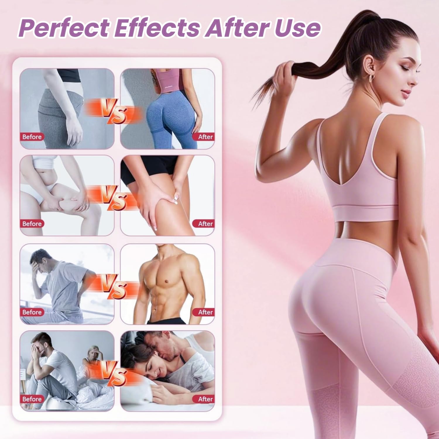 Smart Thigh Trainer with LED Display – 12-80lb Adjustable Resistance, 360° Rotation Kegel Exercise Equipment for Women (Purple) | Other Colors Available in Store - Image 8
