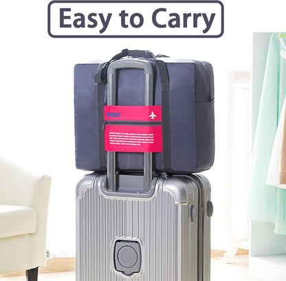Compact Foldable Travel Duffel Bag – Lightweight Carry-On for Weekend Trips, Overnight & Gym Use (Pink) | Other Colors Available In-Store - Image 8