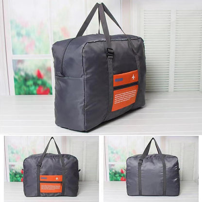 Compact Foldable Travel Duffel Bag – Lightweight Carry-On for Weekend Trips, Overnight & Gym Use (Orange) | Other Colors Available In-Store - Image 9