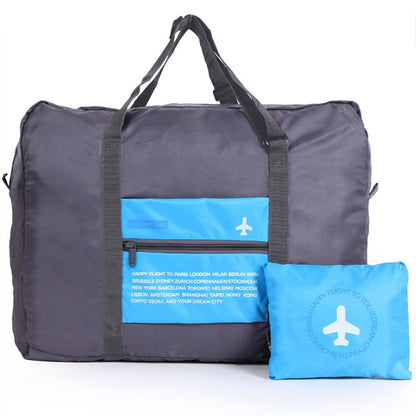 Compact Foldable Travel Duffel Bag – Lightweight Carry-On for Weekend Trips, Overnight & Gym Use (Blue) | Other Colors Available In-Store
