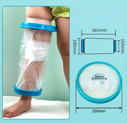 Elbow Waterproof Shower Sleeve for Adults – Reusable Cast Protector for Arm, Forearm & Elbow During Bathing or Water Activities (Blue)  - Image 7