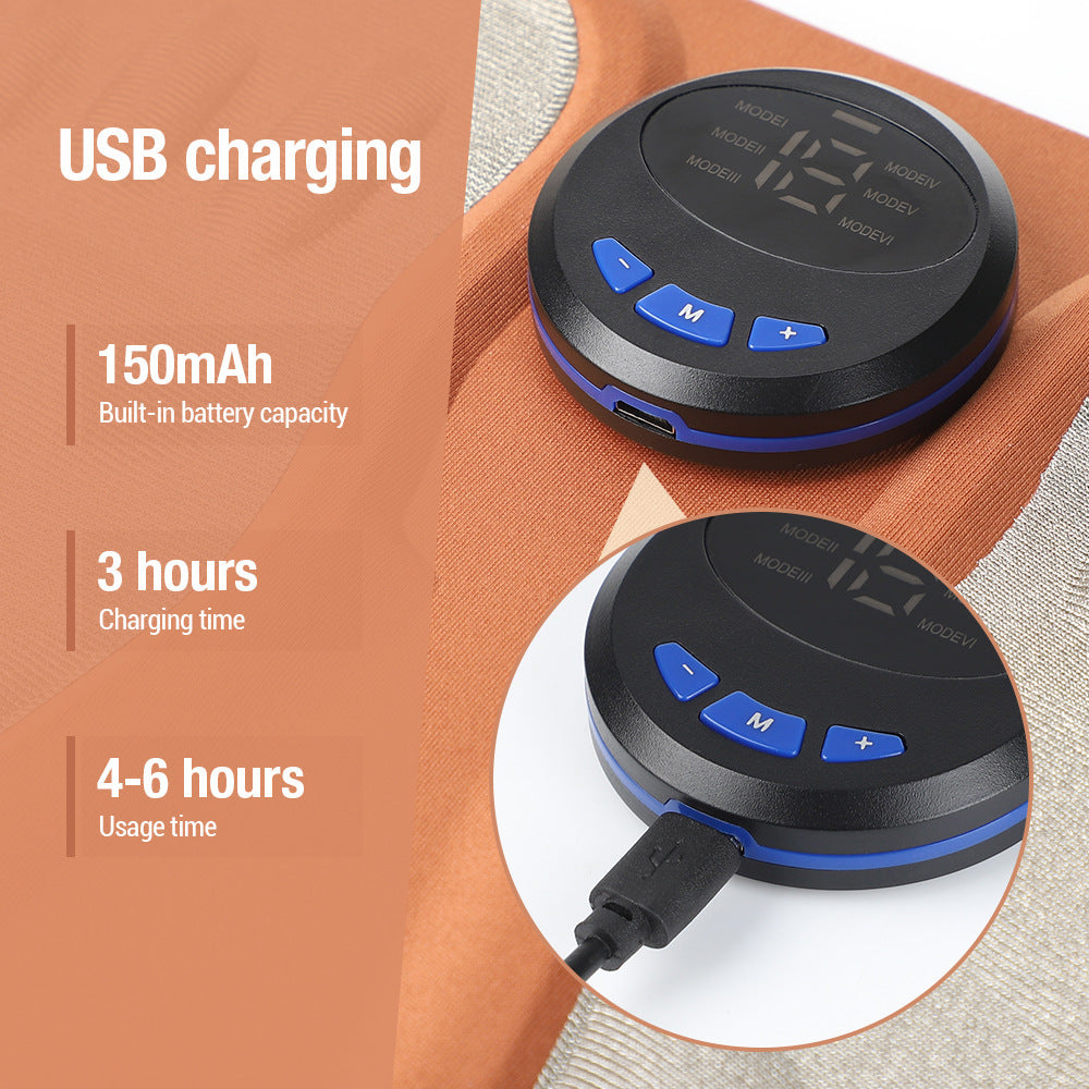 Smart Foot Massage Mat with 6 Modes & 15 Intensity Levels – Rechargeable Pulse Therapy Pad for Relaxation at Home, Office, or Travel (Orange) - Image 7