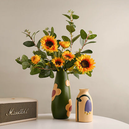 Morandi Painted Ceramic Vase Set (3-Piece) – Modern Home Decor for Flowers | Other Luxury Styles Available in Store - Image 5