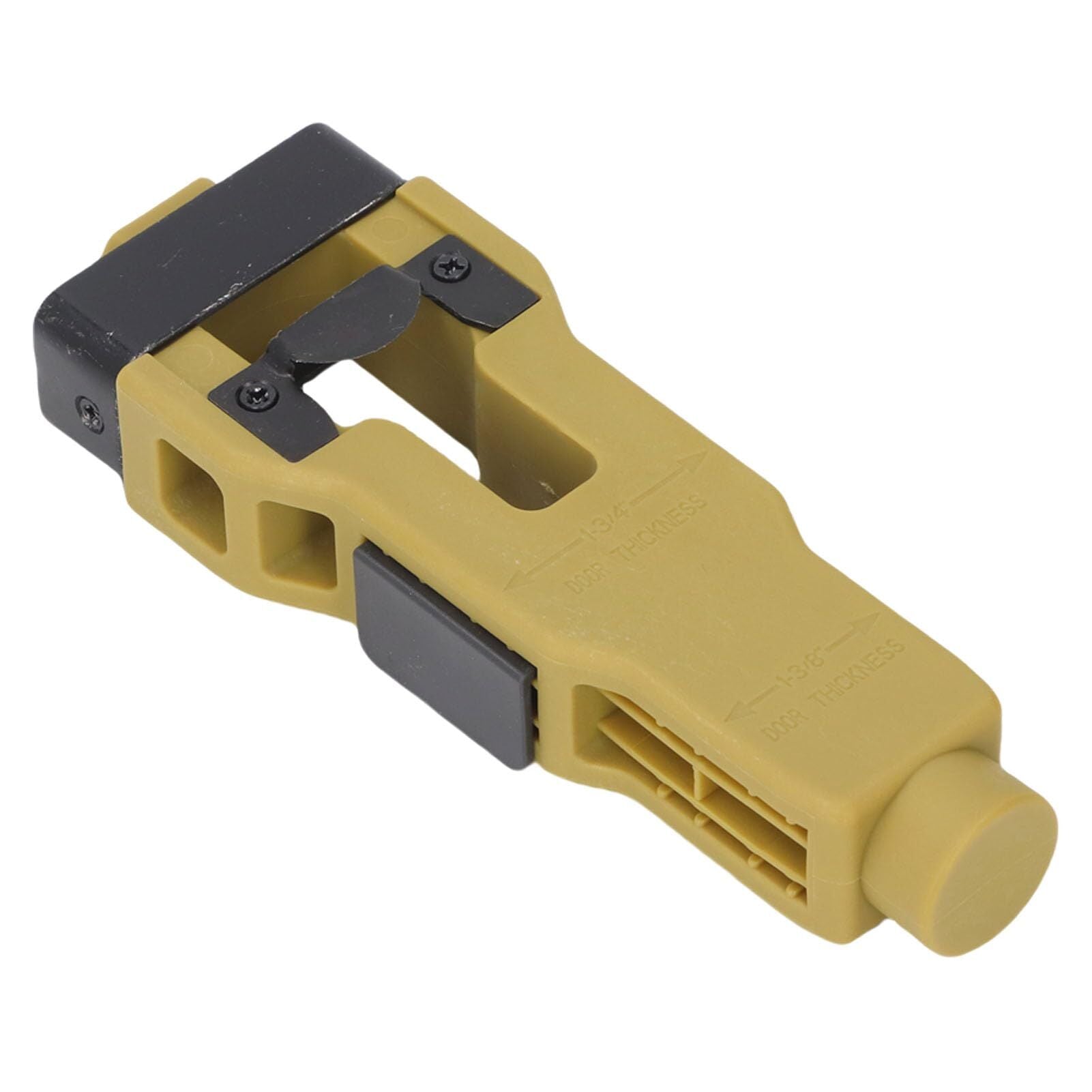 Green Door Latch Mortise Tool – Professional Stainless Steel & ABS Installation Kit for 1-3/4" or 1-3/8" Doors | Accurate Cutting Template with Anti-Slip Handle - Image 3