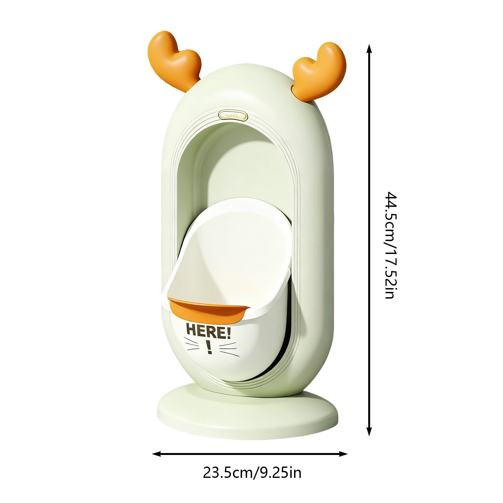 Wall-Mounted Kids Urinal for Boys – Adjustable Height Training Potty with Cute Cartoon Design, Anti-Splash, Easy to Clean, Portable Toilet for Home, Nursery, Travel (Green) - Image 2